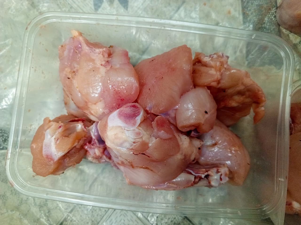 বয়লার মুরগী (500 Gm) পিস করা মাংস